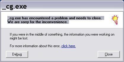 CORE Generator Error