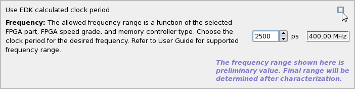 DDR3 Clock Frequency