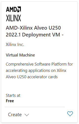 Xilinx Alveo U250 Deployment VM - Centos 7.8