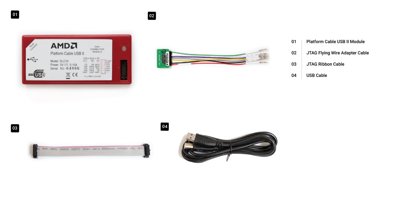 Multi-fuction Pcb adaptador de junta para XILINX plataforma Cable Usb2.0 